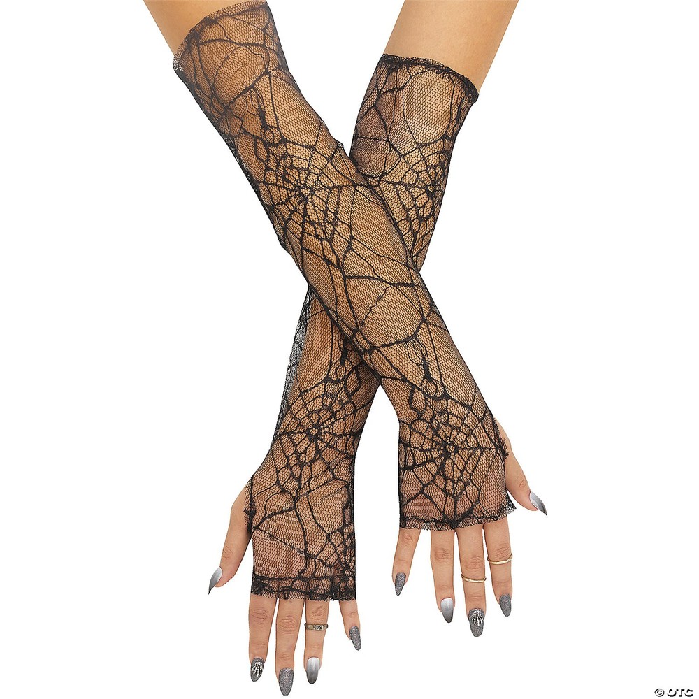 SPIDER WEB Fingerless Glove