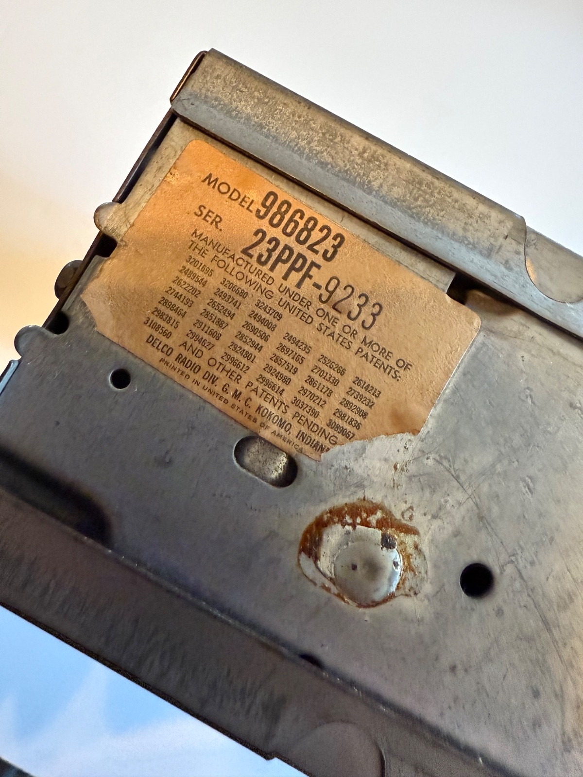 Original 1967 Camaro AM Radio model 986823