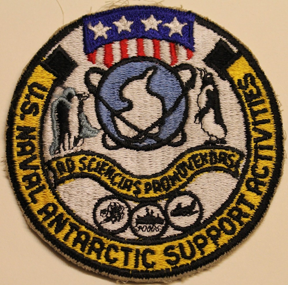 US Naval Antarctic Support Activities Antarctica Navy Patch