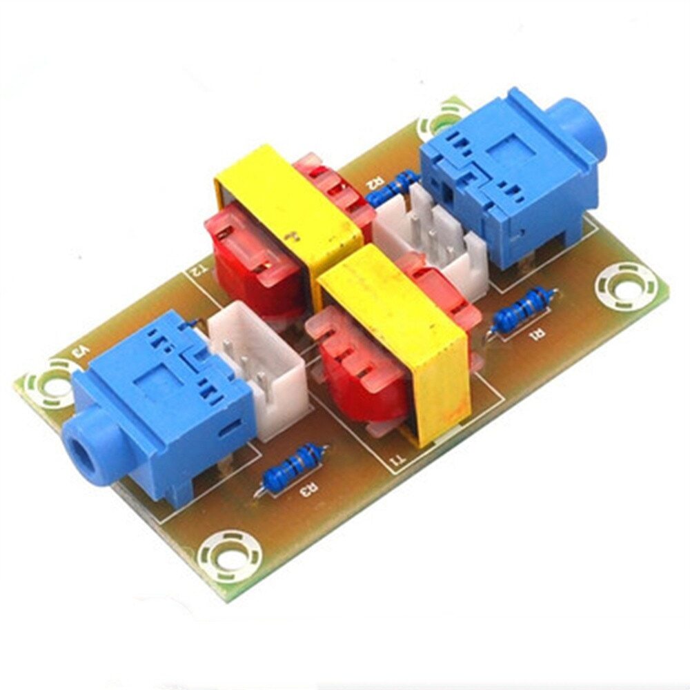 HiFi Audio Isolator Noise Filter Reduction Stereo Ground Loop Suppressor