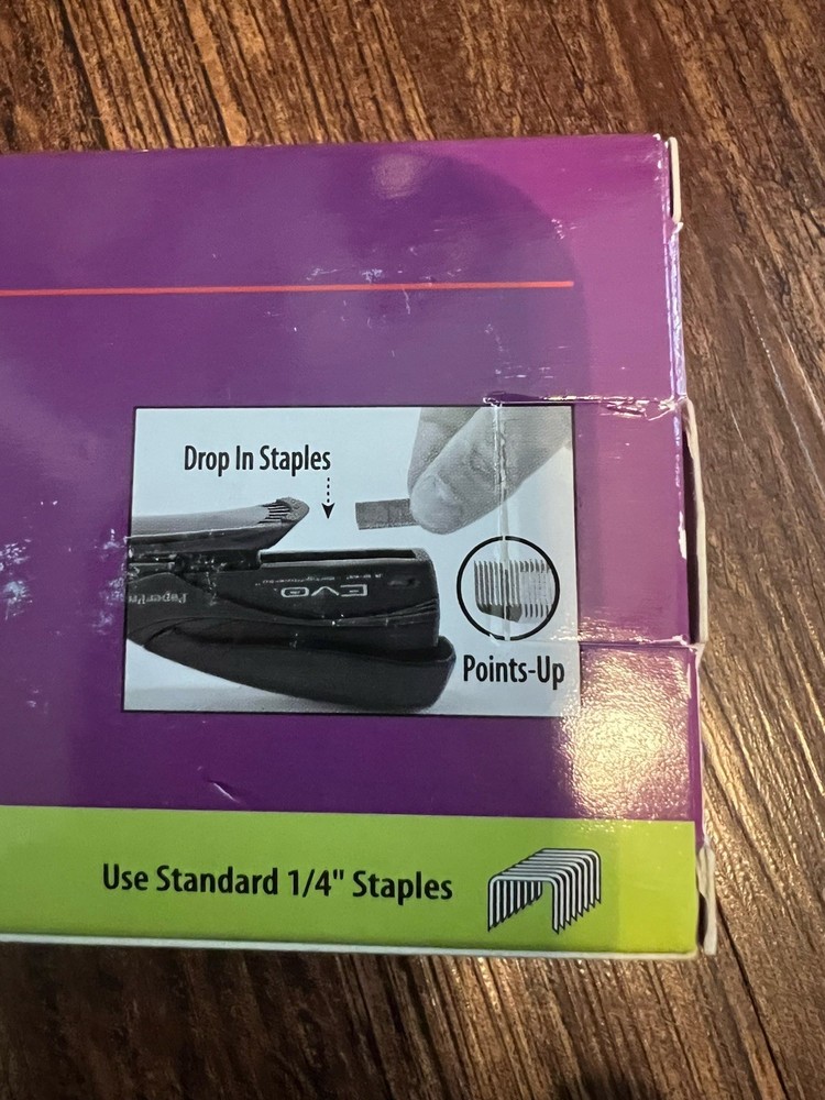 Paper Pro Evo Low Profile Desktop Stapler 20 Sheets Stapling Capacity New