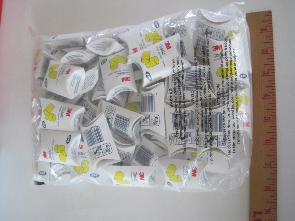 Classic 3M Ear Plugs 50 Pack New