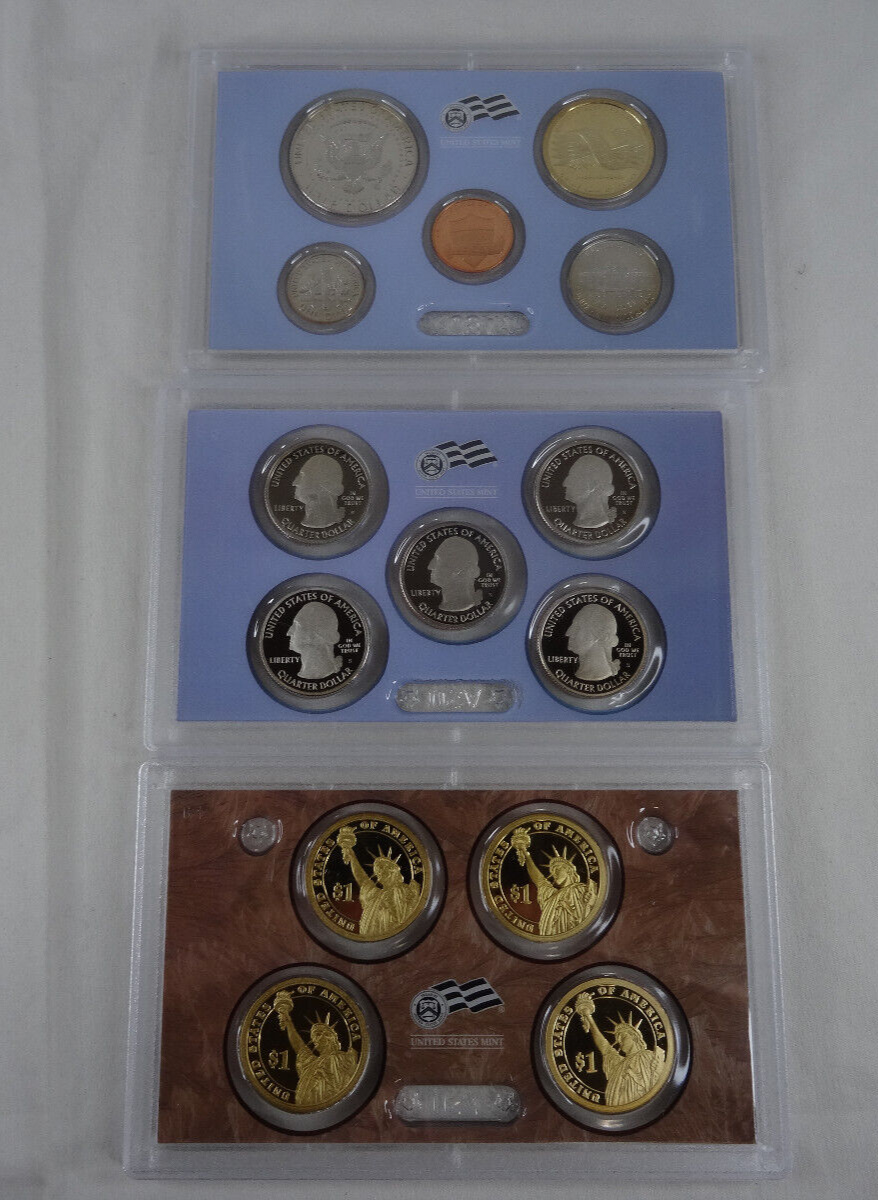 2010-S United States Mint Proof Set with COA & Box 14 Coins