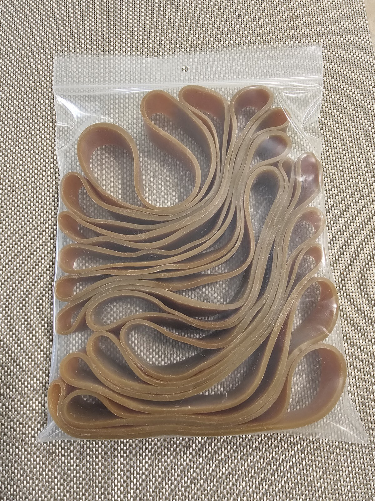 Pack of 12 Dally Wraps Tan Natural Rubber, Team Roping Saddle Horn, Ranching