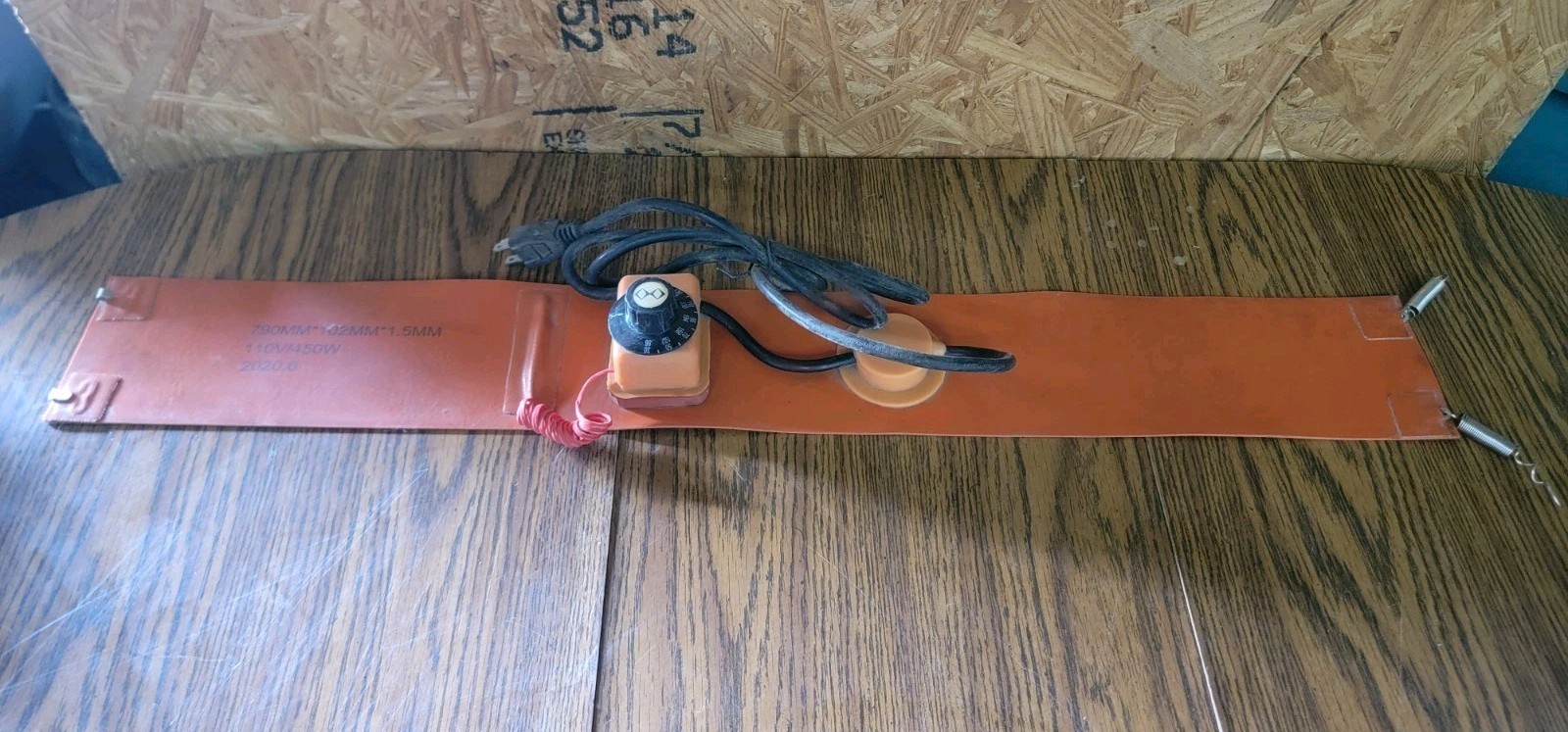 110V Oil Drum Heater Silicone Heating Blanket 1.5mm Rubber Heater