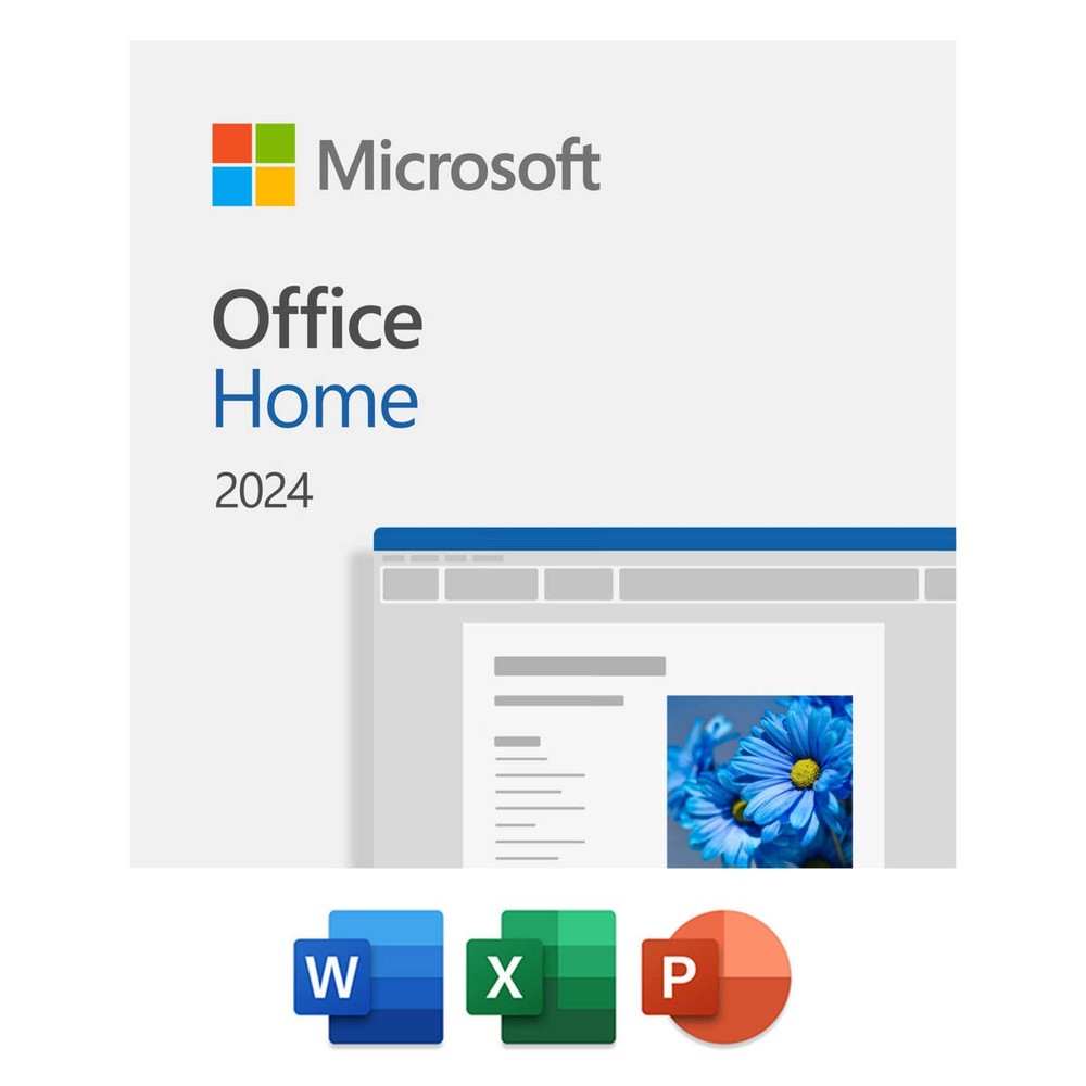 Microsoft Office Home 2024 for PC/Mac, 1-User, Box Pack