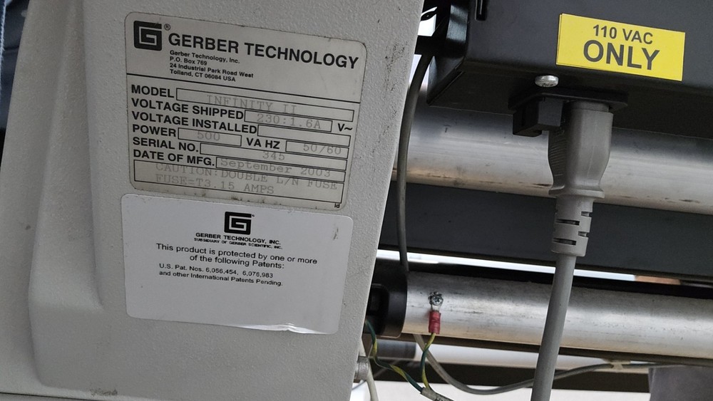 Gerber Infinity II Plotter Wide Format Printer Large Format Printing Machine