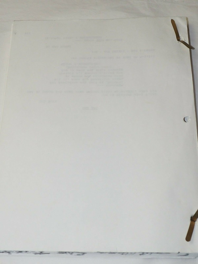 ELSEWHERE SHE TURNS 1991 Movie SCRIPT by Nick Corea