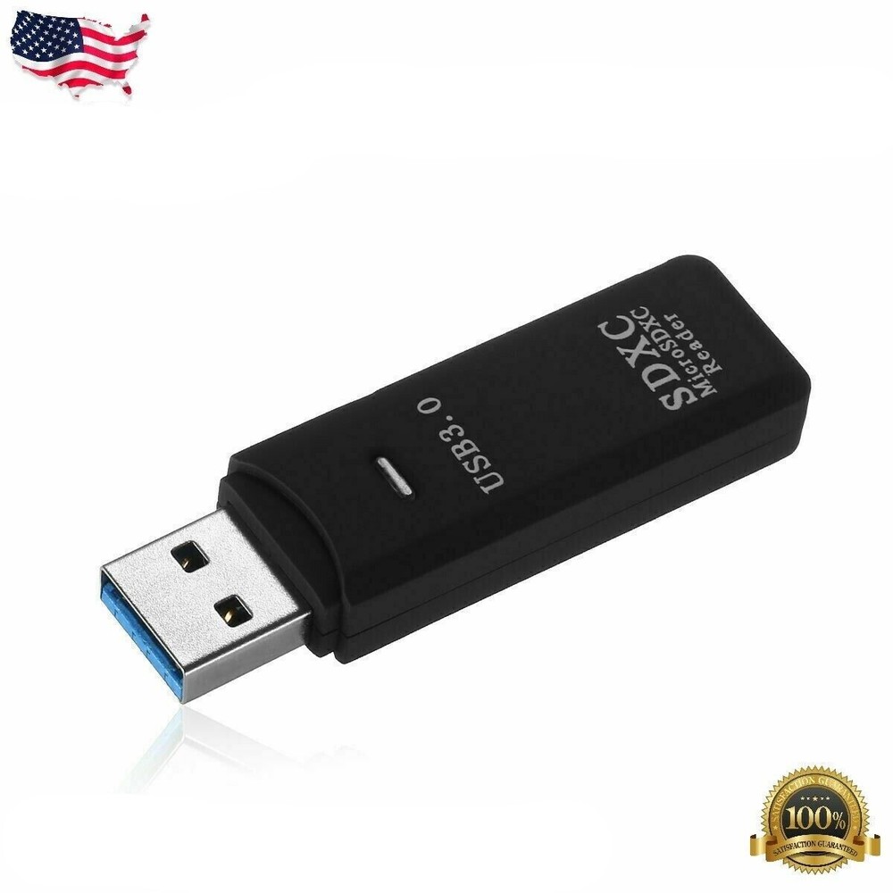 USB3.0 HighSpeed Memory Card Reader Adapter for Micro SD SDXC TF T-Flash US