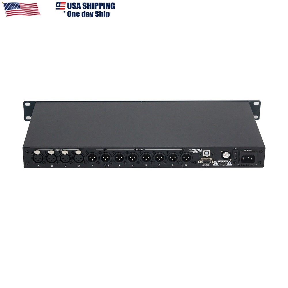 4.8SP 110V Digital DSP Audio Processor Original Software 4 Input 8 Output #USA