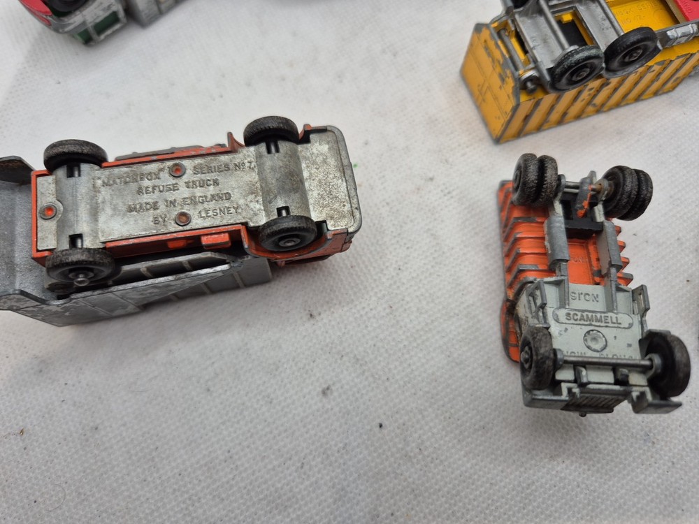 matchbox lesney bundle Construction Vehicles X7 Vintage