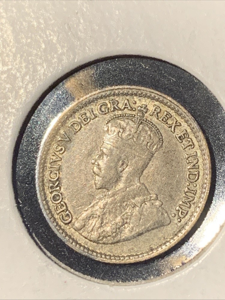 1914 Canada 5 Cent Silver ~ .925 Silver ~ BETTER GRADE