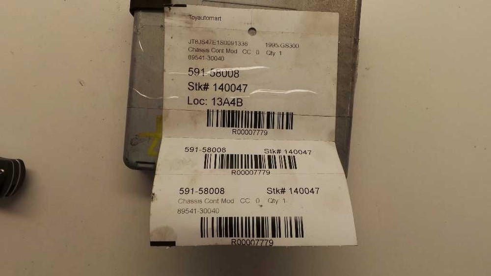 93-97 LEXUS GS300 ABS COMPUTER CONTROL MODULE ECM ASSEMBLY