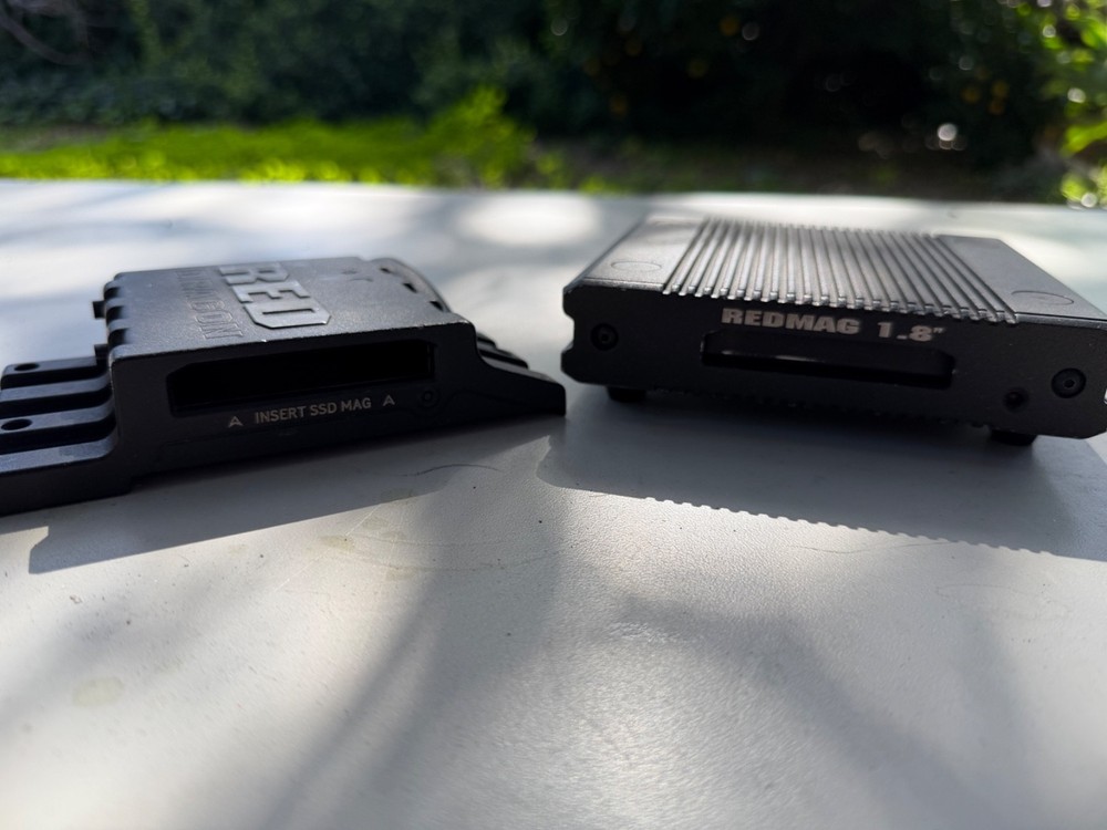 Red Digital Cinema DSMC Mag 1.8 SSD Side Module and E-SATA/FIREWIRE reader