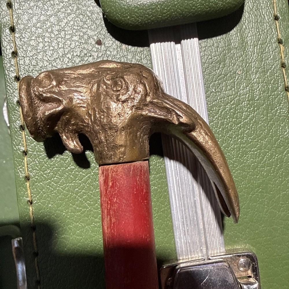 Vintage Brass Goat Hammer