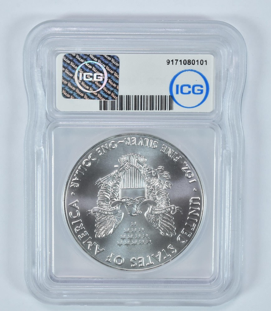 2020 American Silver Eagle MS70 ICG