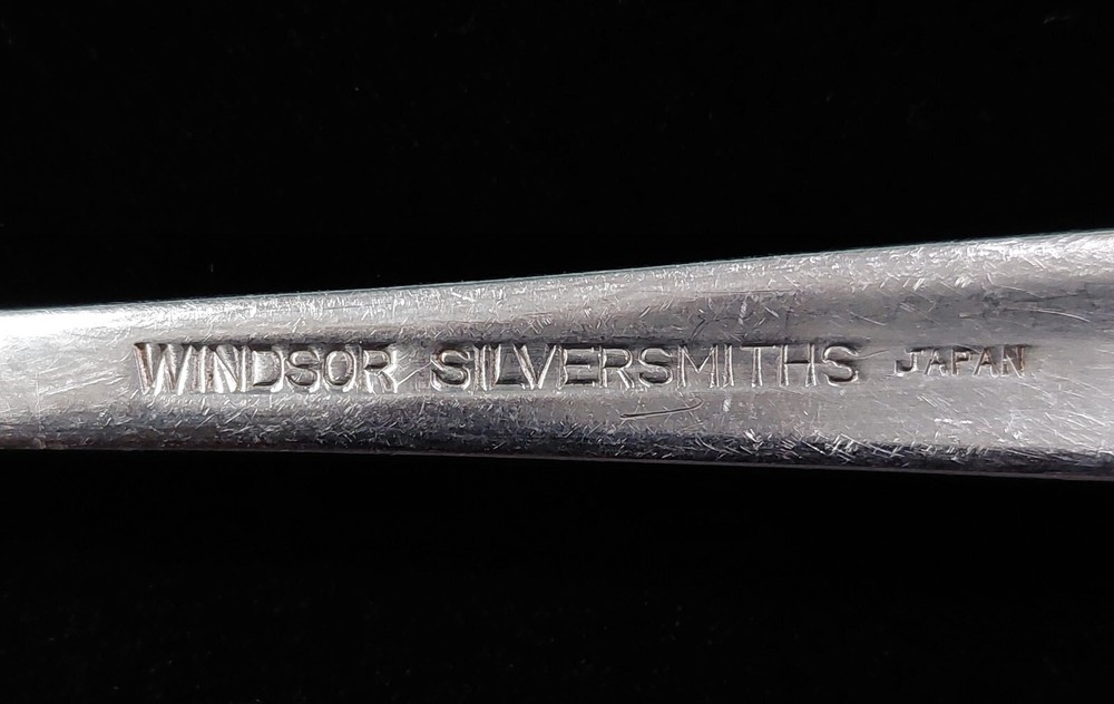 13" Salad Serving set made by Windsor Silversmiths, Japan!