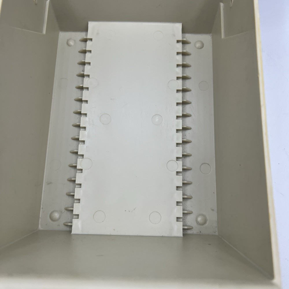 QVS Floppy Disk Plastic Storage Case With Hinged Top - Vintage