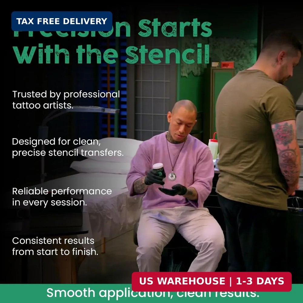 Stencil Stuff Tattoo Stencil Transfer Gel - 4oz Tattoo Stencil Transfer Solution