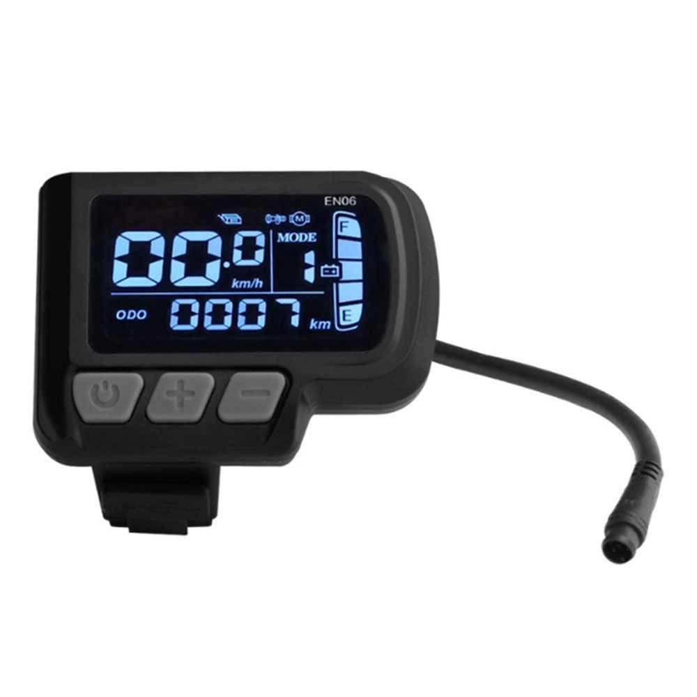6 Pins Waterproof LCD Display For E Bikes Compatible With Multiple Voltages