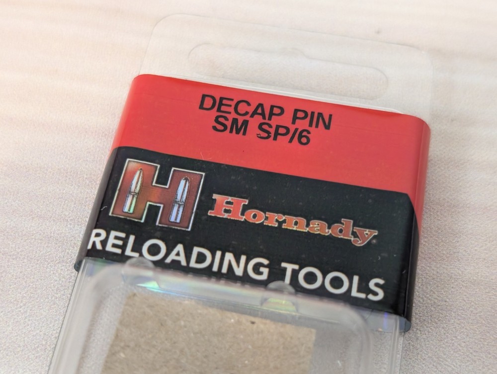 Hornady Reloading Tools Small Decapping Pin 6-Pack 060009 New