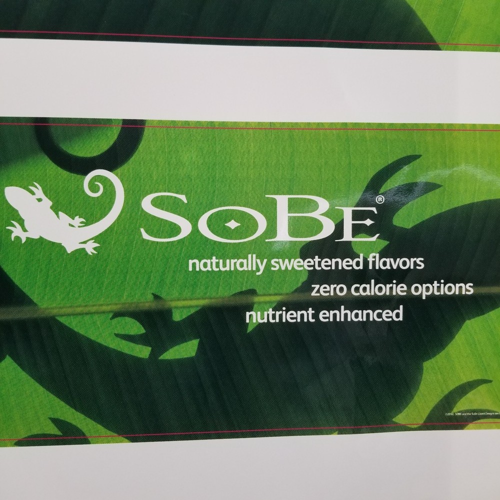 SoBe Nutrient Enhanced Advertising Preproduction Art Work 2010 Green Lizard