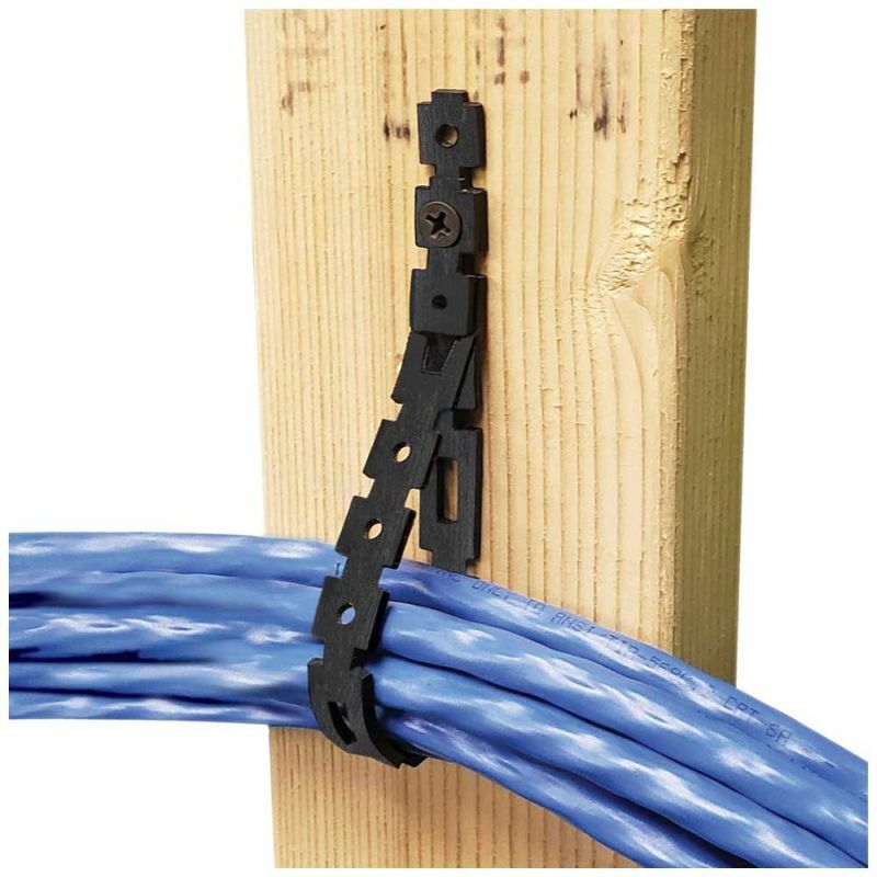 Klein Tool Extension Cord, Cable Hose Stretch Cable Tie Roll 75-Foot