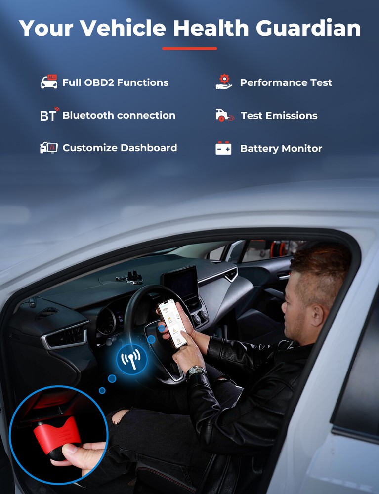 AUTOPHIX Bluetooth OBD2 OBDII Car Diagnostic Scanner Auto Fault Code Reader 3210