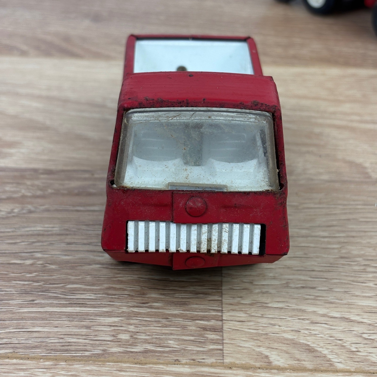 Vintage Tonka Steel Dump Truck and Pickup Truck Lot Red Yellow Green