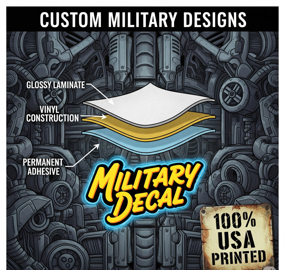 USNS Fall River Decal - Military Sealift Command Decal - 4" Sailor Decal