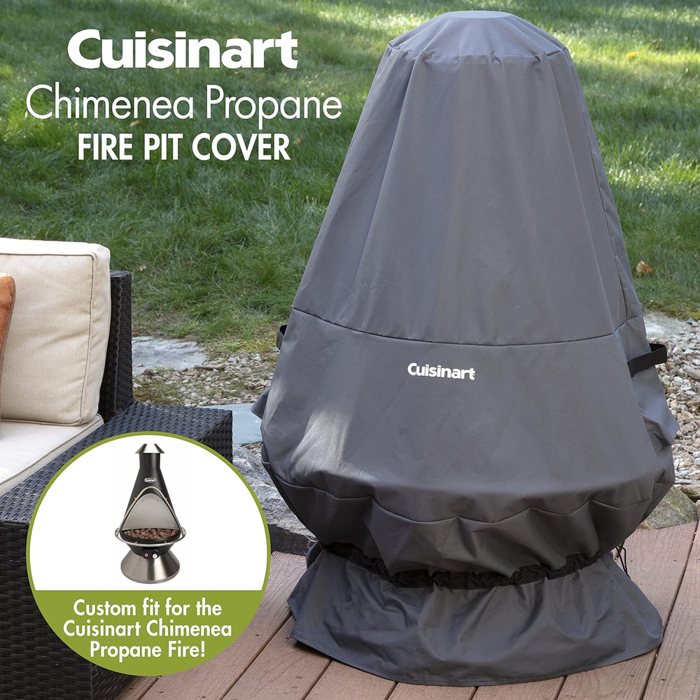 CHC-601 Chimenea Propane Fire Pit Heater Cover, Durable Rip-Resistant Polyester
