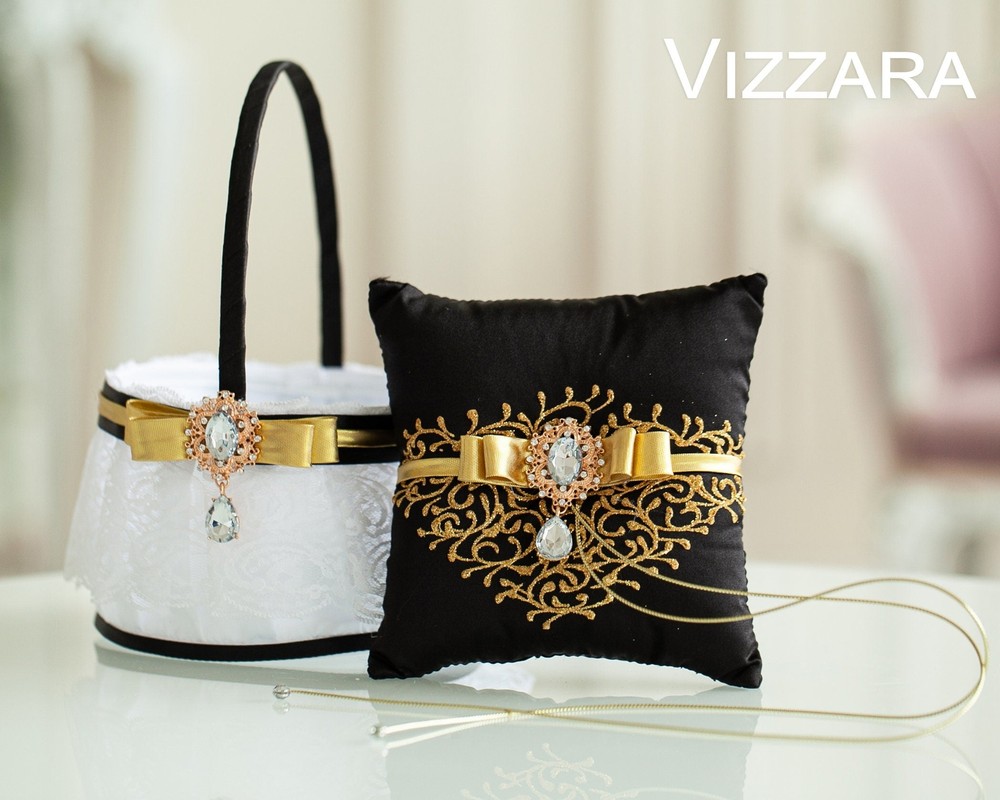 Cake server set Black and gold wedding Personalized Cake cutting set