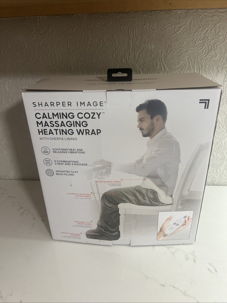 Sharper Image Electric Heating Blanket - Gray