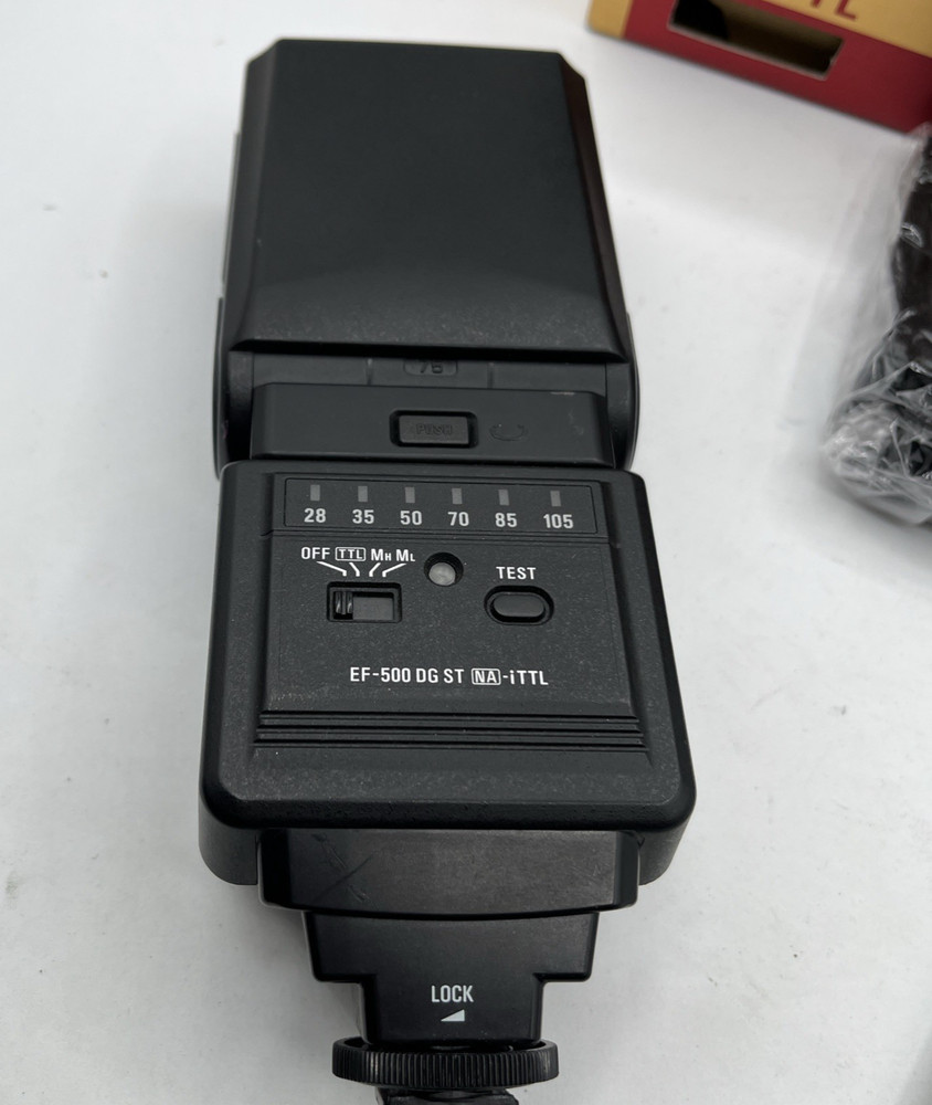 Sigma EF-500 DG ST Shoe Mount Flash - Sigma SA Mount Flash Not Tested