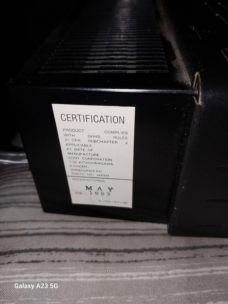 Sony MDS-101 Minidisc Recorder