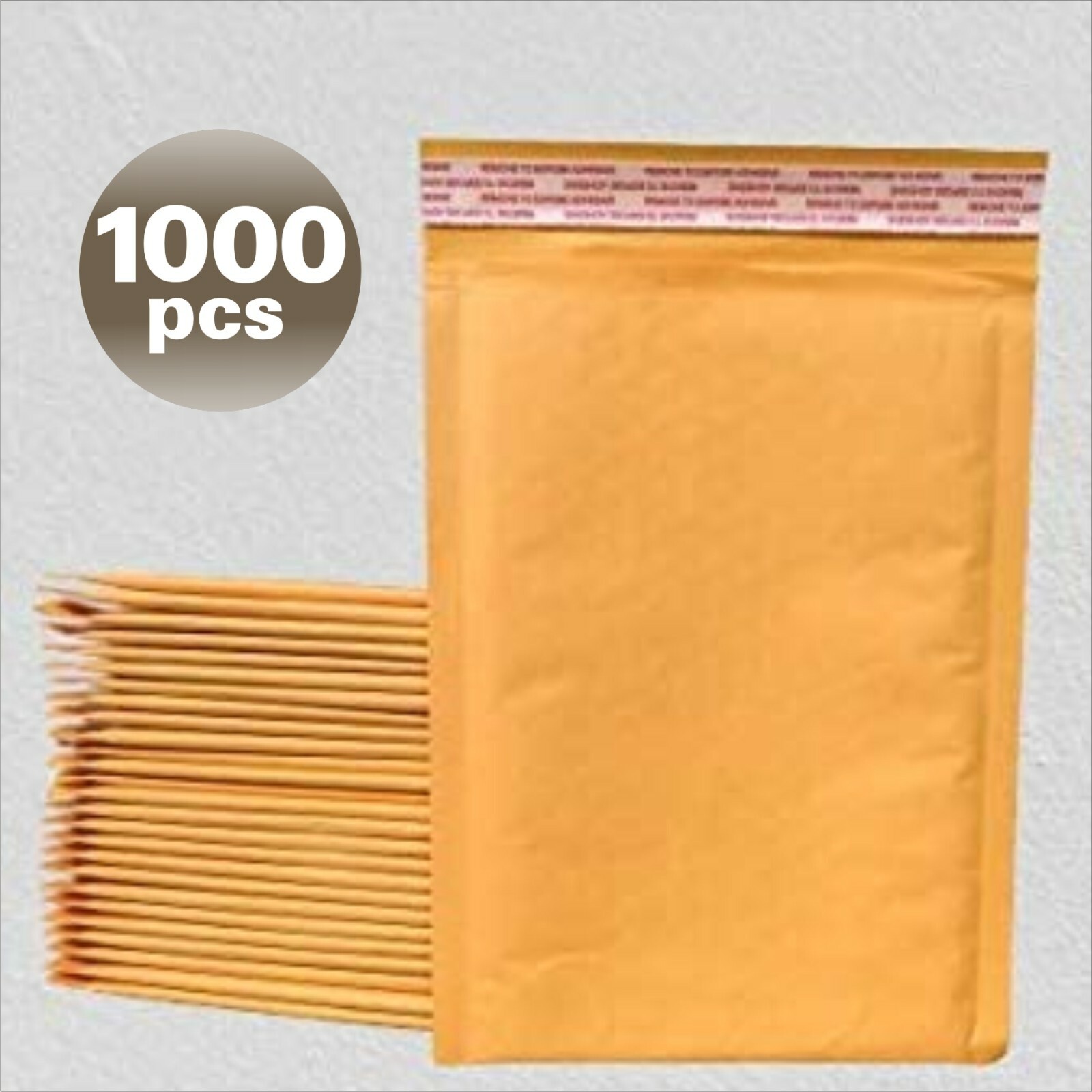 PolycyberUSA 1000 pcs #0 Kraft Bubble Envelopes Mailers 6x9