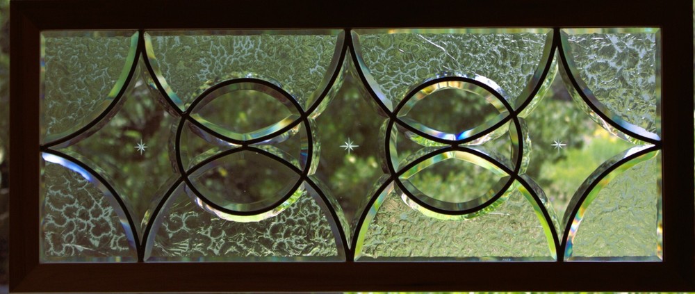 beveled glass window