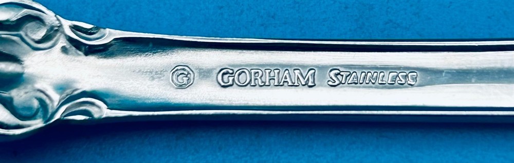 Gorham PIERCED BAROQUE Dinner Fork 7 1/2" Stainless Flatware Silverware