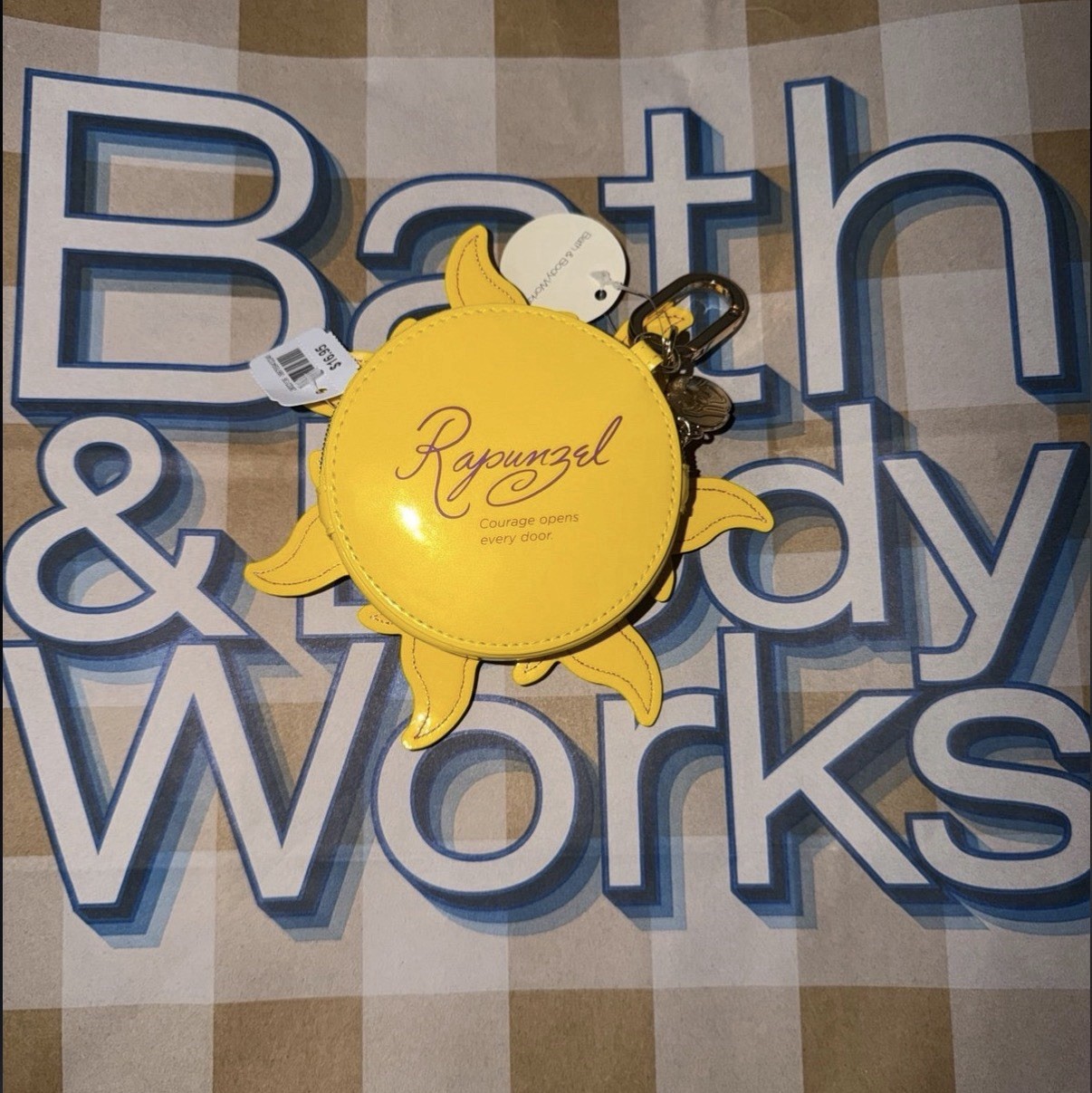 Bath & Body Works Disney Princess Rapunzel Sun Coin Purse