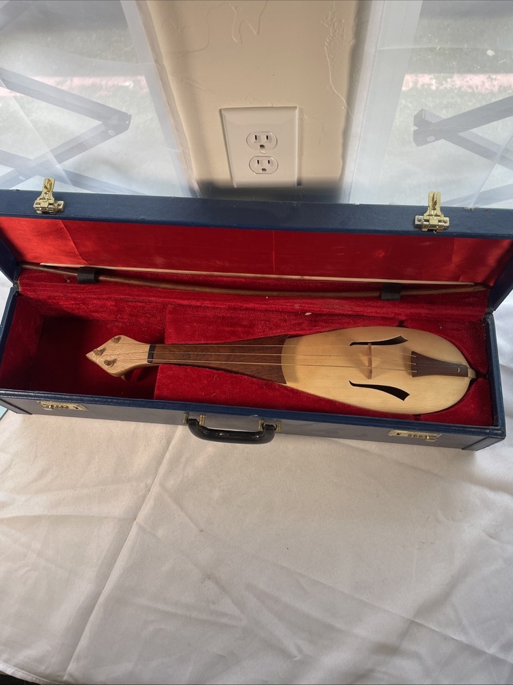 ROOSEBECK 3-STRING REBEC w/ BOW & HARD CASE