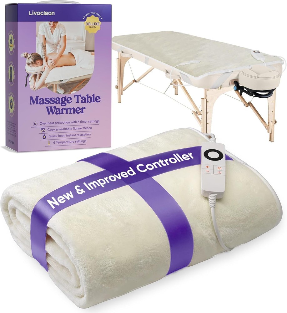 Massage Table Warmer Heating Pad - 6 Temperature Settings（71" x 31.5” ）