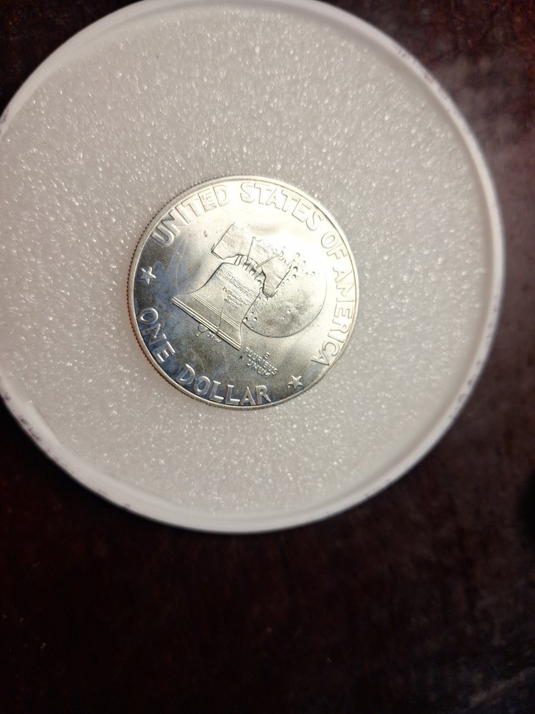 #08-1976 S Proof Eisenhower Bicentennial “Ike Silver Dollar” type 2 Silver