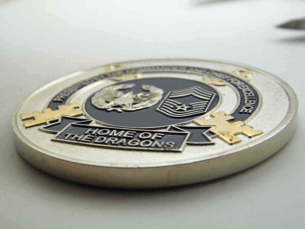 55TH FORCE SUPPORT SQUADRON OFFUTT AFB NEBRASKA CHALLENGE COIN