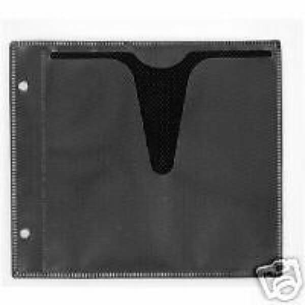 100  2 CD / DVD Binding Sleeve/ Storage Holder SF006BLK