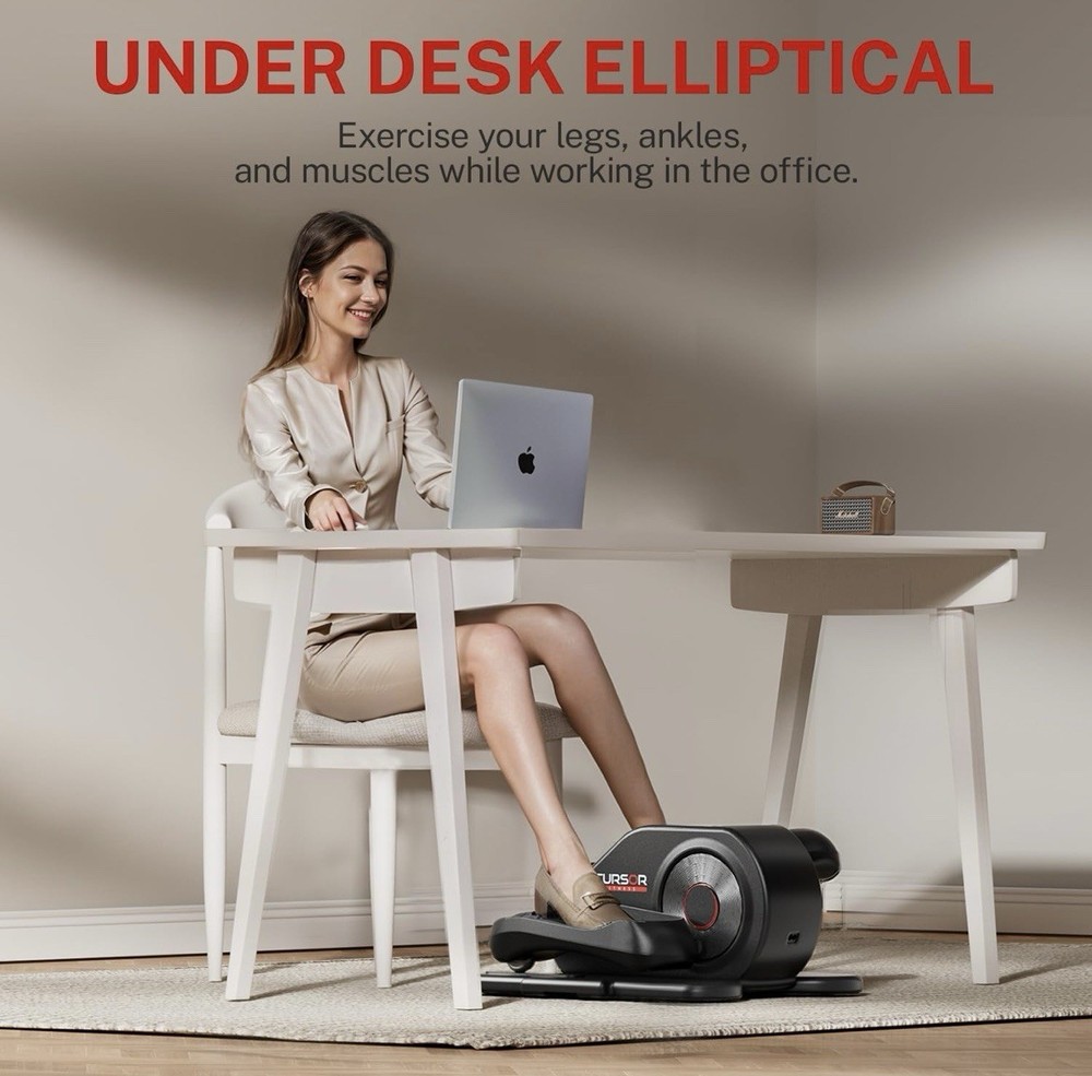 CURSOR FITNESS Under Desk Eliptical Machine
