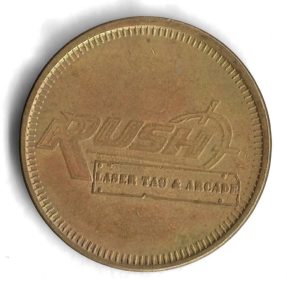 Rush Laser Tag & Arcade Game Token