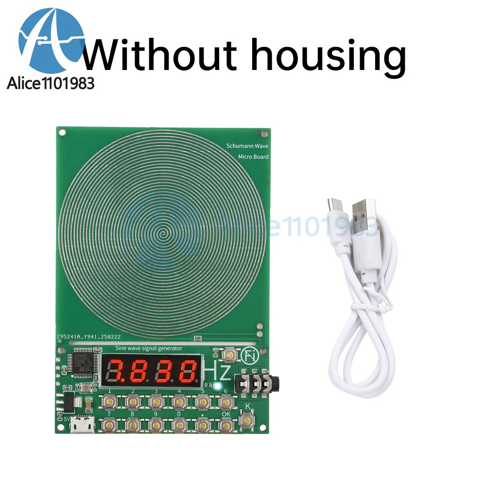 Digital Schumann Wave Generator Pulse Sine Frequency Adjustable Multi-Waveform