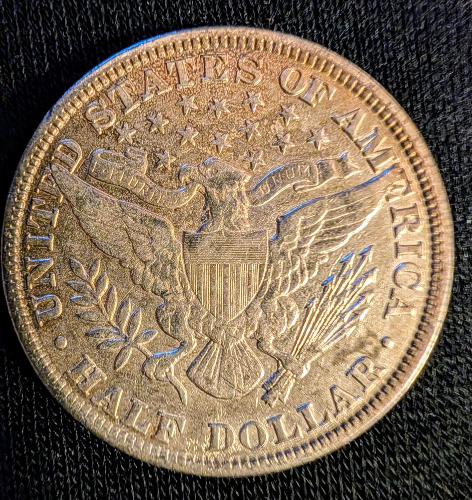 1900 Barber Half Dollar High Grade 90% Silver US Type Coin