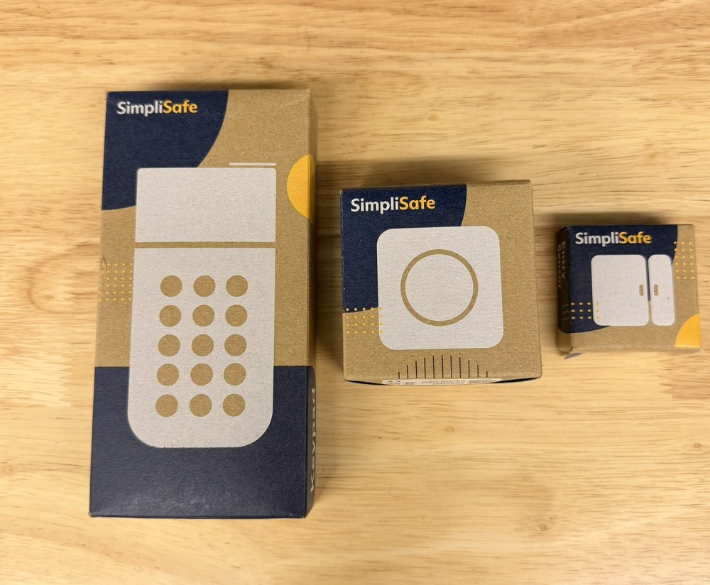 SimpliSafe SSKP3-W Keypad White, Motion Sensor, Entry Sensor Gen-3 NEW