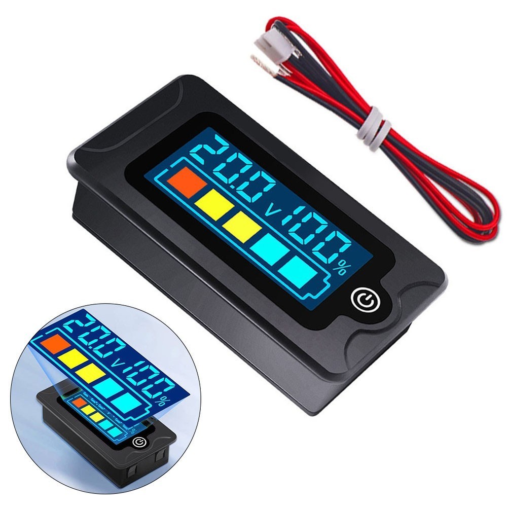 Battery Power Meter for 8 to 100V Range Suitable for For various Applications